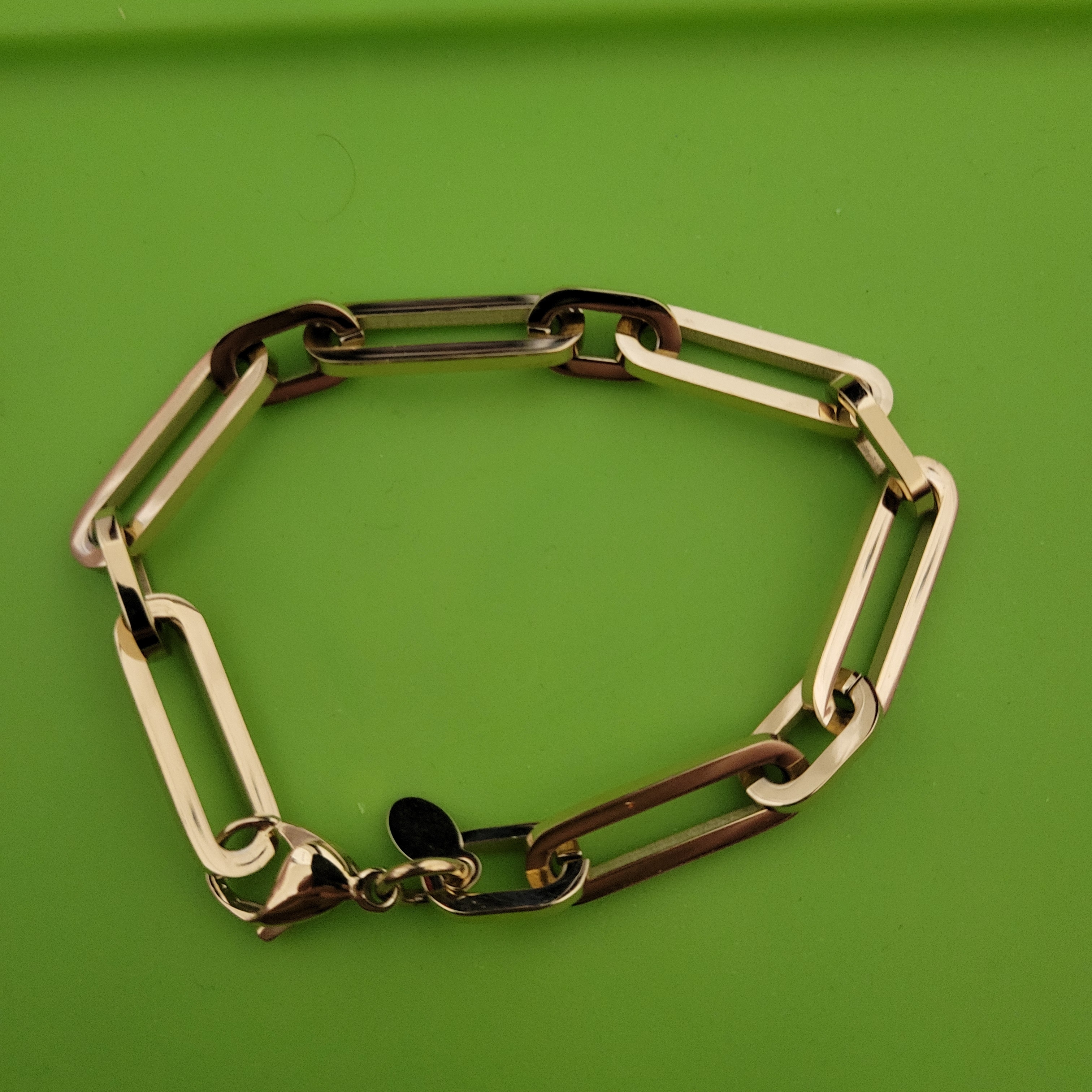Stainless Steel Womens Link Bracelet